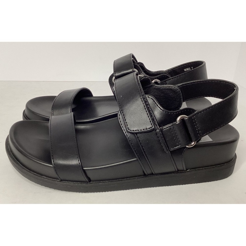 DV by Dolce Vita Argyle Strap Sandle Womens Size 7 Black NIB